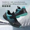 imageJMFCHI Kids Sneakers Boys Girls Tennis Running Shoes Outdoor Hiking Sneaker for Boys Athletic BreathableBlackGreen8227