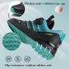 imageJMFCHI Kids Sneakers Boys Girls Tennis Running Shoes Outdoor Hiking Sneaker for Boys Athletic BreathableBlackGreen8227