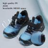 imageJMFCHI Kids Sneakers Boys Girls Tennis Running Shoes Outdoor Hiking Sneaker for Boys Athletic BreathableBlue8227