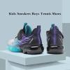 imageJMFCHI Kids Sneakers Boys Girls Tennis Running Shoes Outdoor Hiking Sneaker for Boys Athletic BreathableGreyBlackBlue8222qd