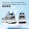imageJMFCHI Kids Sneakers Boys Girls Tennis Running Shoes Outdoor Hiking Sneaker for Boys Athletic BreathableGreyBlue8225