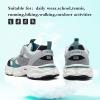 imageJMFCHI Kids Sneakers Boys Girls Tennis Running Shoes Outdoor Hiking Sneaker for Boys Athletic BreathableGreyGreen8225