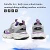 imageJMFCHI Kids Sneakers Boys Girls Tennis Running Shoes Outdoor Hiking Sneaker for Boys Athletic BreathableGreyPurple8225