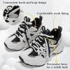 imageJMFCHI Kids Sneakers Boys Girls Tennis Running Shoes Outdoor Hiking Sneaker for Boys Athletic BreathableWhiteBlack8230