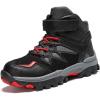 imageJMFCHI Kids Hiking Boots Boys Snow Boots Warm Winter Boots Outdoor Sports Camping Shoes Trekking shoes Climbing Sneakers Girls Walking Boots Ankle Boots Durable Comfortable black size 7