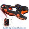 imageJMFCHI Boys Girls Sports Sandals Summer Kids Closed Toe Outdoor Sandals Athletic Water Shoes Sandals Child Pool Beach Sandals Quick Drying Slip ResistantBlackBlue8062