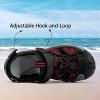 imageJMFCHI Boys Girls Sports Sandals Summer Kids Closed Toe Outdoor Sandals Athletic Water Shoes Sandals Child Pool Beach Sandals Quick Drying Slip ResistantBlackRed8109