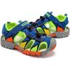 imageJMFCHI Boys Girls Sports Sandals Summer Kids Closed Toe Outdoor Sandals Athletic Water Shoes Sandals Child Pool Beach Sandals Quick Drying Slip ResistantBlueGreen8009