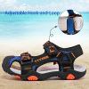 imageJMFCHI Boys Girls Sports Sandals Summer Kids Closed Toe Outdoor Sandals Athletic Water Shoes Sandals Child Pool Beach Sandals Quick Drying Slip ResistantBlackBlue8062