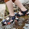imageJMFCHI Boys Girls Sports Sandals Summer Kids Closed Toe Outdoor Sandals Athletic Water Shoes Sandals Child Pool Beach Sandals Quick Drying Slip ResistantBlackBlue8062