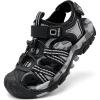 imageJMFCHI Boys Girls Sports Sandals Summer Kids Closed Toe Outdoor Sandals Athletic Water Shoes Sandals Child Pool Beach Sandals Quick Drying Slip ResistantBlack8109