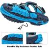 imageJMFCHI Boys Girls Sports Sandals Summer Kids Closed Toe Outdoor Sandals Athletic Water Shoes Sandals Child Pool Beach Sandals Quick Drying Slip Resistant8009greyBlue