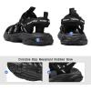 imageJMFCHI Boys Girls Sports Sandals Summer Kids Closed Toe Outdoor Sandals Athletic Water Shoes Sandals Child Pool Beach Sandals Quick Drying Slip Resistant8266black