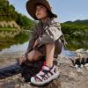 imageJMFCHI Boys Girls Sports Sandals Summer Kids Closed Toe Outdoor Sandals Athletic Water Shoes Sandals Child Pool Beach Sandals Quick Drying Slip Resistant8266blueWhiteRed