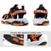imageJMFCHI Boys Girls Sports Sandals Summer Kids Closed Toe Outdoor Sandals Athletic Water Shoes Sandals Child Pool Beach Sandals Quick Drying Slip Resistant8266blackOrange