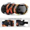 imageJMFCHI Boys Girls Sports Sandals Summer Kids Closed Toe Outdoor Sandals Athletic Water Shoes Sandals Child Pool Beach Sandals Quick Drying Slip Resistant8266blackOrange