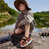 imageJMFCHI Boys Girls Sports Sandals Summer Kids Closed Toe Outdoor Sandals Athletic Water Shoes Sandals Child Pool Beach Sandals Quick Drying Slip Resistant8266blackOrange