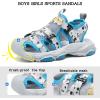 imageJMFCHI Boys Girls Sports Sandals Summer Kids Closed Toe Outdoor Sandals Athletic Water Shoes Sandals Child Pool Beach Sandals Quick Drying Slip Resistant8266greyBlue