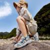 imageJMFCHI Boys Girls Sports Sandals Summer Kids Closed Toe Outdoor Sandals Athletic Water Shoes Sandals Child Pool Beach Sandals Quick Drying Slip Resistant8266greyBlue