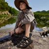 imageJMFCHI Boys Girls Sports Sandals Summer Kids Closed Toe Outdoor Sandals Athletic Water Shoes Sandals Child Pool Beach Sandals Quick Drying Slip Resistant8266black