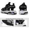 imageJMFCHI Boys Girls Sports Sandals Summer Kids Closed Toe Outdoor Sandals Athletic Water Shoes Sandals Child Pool Beach Sandals Quick Drying Slip Resistant8266blackWhite