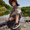 imageJMFCHI Boys Girls Sports Sandals Summer Kids Closed Toe Outdoor Sandals Athletic Water Shoes Sandals Child Pool Beach Sandals Quick Drying Slip Resistant8266blackWhite