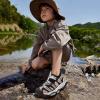 imageJMFCHI Boys Girls Sports Sandals Summer Kids Closed Toe Outdoor Sandals Athletic Water Shoes Sandals Child Pool Beach Sandals Quick Drying Slip Resistant8266blackGrey