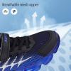 imageJMFCHI Kids Sneakers Boys Girls Tennis Running Shoes Outdoor Hiking Sneaker for Boys Athletic BreathableBlackDrak Blue8267