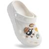 imageJMFCHI Boys Girls Sports Sandals Summer Kids Closed Toe Outdoor Sandals Athletic Water Shoes Sandals Child Pool Beach Sandals Quick Drying Slip Resistant2502white