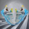 imageJMFCHI FASHION Boys Running Shoes Kids Sneakers Girls Athletic Tennis Shoe Breathable Lightweight Slip on Sports Knit Sock Sneaker Hightop