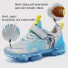 imageJMFCHI FASHION Boys Running Shoes Kids Sneakers Girls Athletic Tennis Shoe Breathable Lightweight Slip on Sports Knit Sock Sneaker Hightop