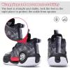 imageJMFCHI Kids Basketball Shoes Hightop Sports Shoes Sneakers Durable Laceup NonSlip Running Shoes Secure for Little Kids Big Kids and Boys GirlsBlack8272