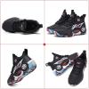 imageJMFCHI Kids Basketball Shoes Hightop Sports Shoes Sneakers Durable Laceup NonSlip Running Shoes Secure for Little Kids Big Kids and Boys GirlsBlack8273