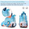 imageJMFCHI Kids Basketball Shoes Hightop Sports Shoes Sneakers Durable Laceup NonSlip Running Shoes Secure for Little Kids Big Kids and Boys GirlsBlue8272