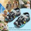 image:imageJMFCHI Boys Girls Sports Sandals Summer Kids Closed Toe Outdoor Sandals Athletic Water Shoes Sandals Child Pool Beach Sandals Quick Drying Slip Resistant8009blackGreyLlght Green