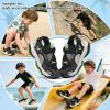 image:imageJMFCHI Boys Girls Sports Sandals Summer Kids Closed Toe Outdoor Sandals Athletic Water Shoes Sandals Child Pool Beach Sandals Quick Drying Slip Resistant8297blackGreen