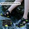 image:imageJMFCHI Boys Girls Sports Sandals Summer Kids Closed Toe Outdoor Sandals Athletic Water Shoes Sandals Child Pool Beach Sandals Quick Drying Slip Resistant8009blackGreen