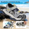 image:imageJMFCHI Boys Girls Sports Sandals Summer Kids Closed Toe Outdoor Sandals Athletic Water Shoes Sandals Child Pool Beach Sandals Quick Drying Slip Resistant8297beigeBlackYellow
