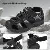 image:imageJMFCHI Boys Girls Sports Sandals Summer Kids Closed Toe Outdoor Sandals Athletic Water Shoes Sandals Child Pool Beach Sandals Quick Drying Slip Resistant8009greyBlack
