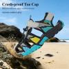 image:imageJMFCHI Boys Girls Sports Sandals Summer Kids Closed Toe Outdoor Sandals Athletic Water Shoes Sandals Child Pool Beach Sandals Quick Drying Slip Resistant8009blackGreyLlght Green