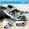 image:imageJMFCHI Boys Girls Sports Sandals Summer Kids Closed Toe Outdoor Sandals Athletic Water Shoes Sandals Child Pool Beach Sandals Quick Drying Slip Resistant8297beigeBlackGrey