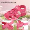 image:imageJMFCHI Boys Girls Sports Sandals Summer Kids Closed Toe Outdoor Sandals Athletic Water Shoes Sandals Child Pool Beach Sandals Quick Drying Slip Resistant8009beigeDark Pink