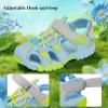 image:imageJMFCHI Boys Girls Sports Sandals Summer Kids Closed Toe Outdoor Sandals Athletic Water Shoes Sandals Child Pool Beach Sandals Quick Drying Slip Resistant8009light BlueGreen