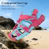 image:imageJMFCHI Boys Girls Sports Sandals Summer Kids Closed Toe Outdoor Sandals Athletic Water Shoes Sandals Child Pool Beach Sandals Quick Drying Slip Resistant8009light BlueDark Pink
