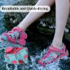 image:imageJMFCHI Boys Girls Sports Sandals Summer Kids Closed Toe Outdoor Sandals Athletic Water Shoes Sandals Child Pool Beach Sandals Quick Drying Slip Resistant8009light BlueDark Pink