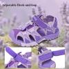 image:imageJMFCHI Boys Girls Sports Sandals Summer Kids Closed Toe Outdoor Sandals Athletic Water Shoes Sandals Child Pool Beach Sandals Quick Drying Slip Resistant8009purple