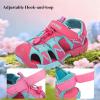 image:imageJMFCHI Boys Girls Sports Sandals Summer Kids Closed Toe Outdoor Sandals Athletic Water Shoes Sandals Child Pool Beach Sandals Quick Drying Slip Resistant8009light BlueDark Pink