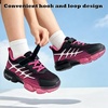 image:imageJMFCHI Kids Sneakers Boys Girls Tennis Running Shoes Outdoor Hiking Sneaker for Boys Athletic BreathableBlackPink8267