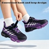 image:imageJMFCHI Kids Sneakers Boys Girls Tennis Running Shoes Outdoor Hiking Sneaker for Boys Athletic BreathableBlackPurple8267