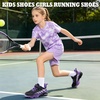image:imageJMFCHI Kids Sneakers Boys Girls Tennis Running Shoes Outdoor Hiking Sneaker for Boys Athletic BreathableBlackPurple8267